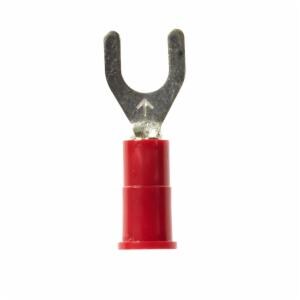 3M™ Scotchlok Fork Vinyl Insulated, 100/bottle, MV18-10FX, wider-tongue design for use on free-standing studs, 500/Case image 3M™ Scotchlok Fork Vinyl Insulated, 100/bottle, MV18-10FX, wider-tongue design for use on free-standing studs, 500/Caseimage