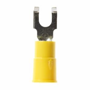 3M™ Scotchlok Block Flanged Fork, Vinyl Insulated Butted Seam MVU10-8FFBK, 12-10 AWG, 500/Caseimage