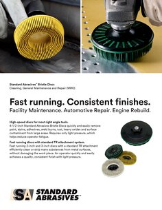 Standard Abrasives™ Bristle Dscs Clng, Gen Maint_Repair MROFlyer