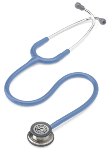 Ống Nghe 3M™ Littmann® Classic III™, 5630, Mặt Nghe Có Lớp Phủ Tiêu Chuẩn, Dây Nghe Màu Lam Nhạt