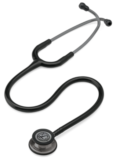 Ống Nghe 3M™ Littmann® Classic III™, 5811, Mặt Nghe Phủ Màu Khói, Dây Nghe Màu Đen, 27 in