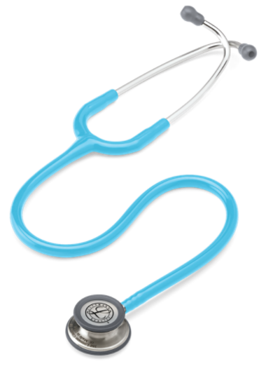 Ống Nghe 3M™ Littmann® Classic III™, 5835, Mặt Nghe Có Lớp Phủ Tiêu Chuẩn, Dây Nghe Màu Ngọc Lam