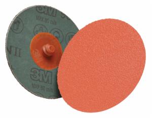 3M™ Cubitron II Roloc Fibre Disc 987C, 60+, TR, 1-1/2 in, Die R150S, 50/Carton, 500 ea/Caseimage