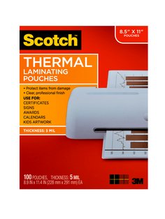 TP5854-100 Scotch (TM) Thermal Laminating Pouches