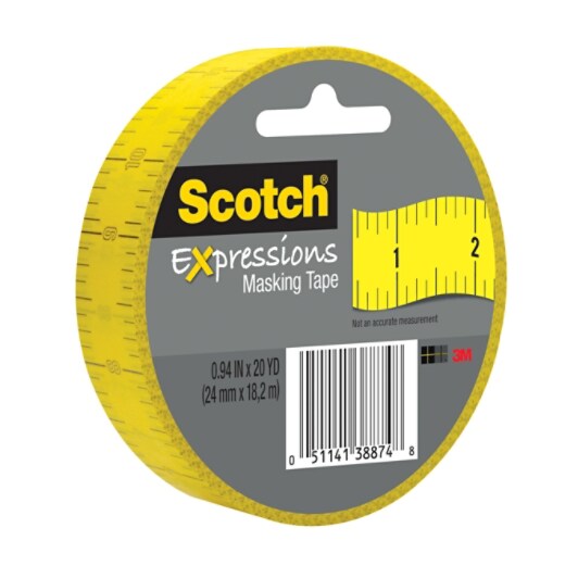 Scotch (R) Expressions Masking Tape. Ruler Design