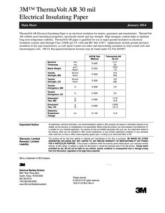 3M(TM) ThermaVolt AR 30 mil Electrical Insulating Paper